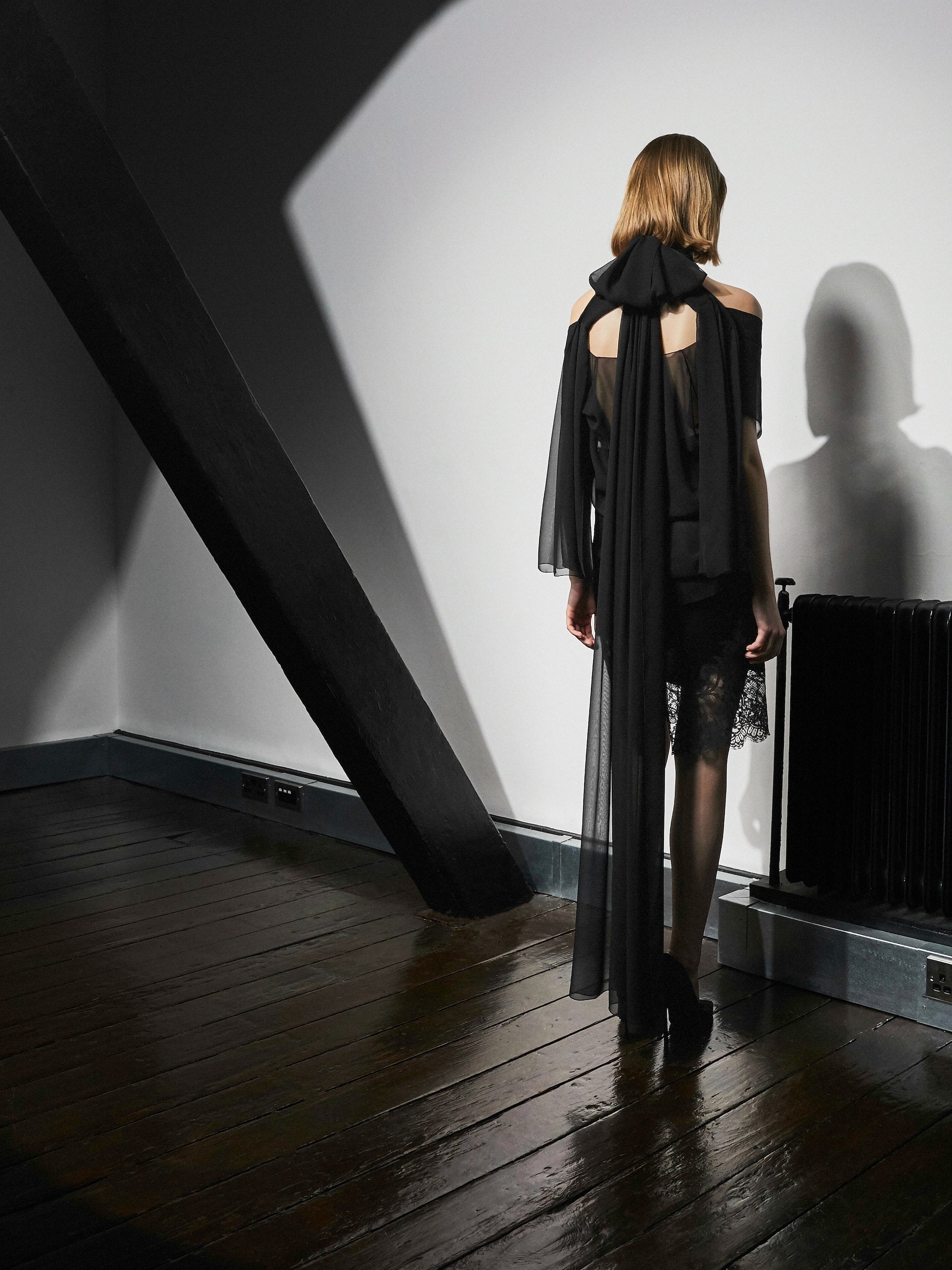 ÉPHÉMÈRE FANTÔME BLOUSE IN SILK MOUSSELINE